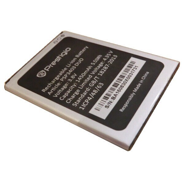 

Аккумулятор для Prestigio PSP3403 DUO
