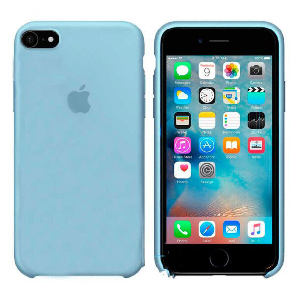

Чехол Silicone Case Apple iPhone 7, 8, SE (2020) светло-Голубой 05