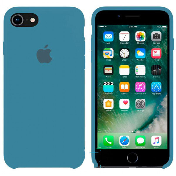 

Чехол Silicone Case Apple iPhone 7, 8, SE (2020) бледно-Голубой 53