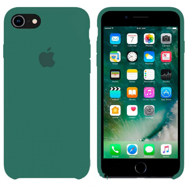 

Чехол Silicone Case Apple iPhone 7, 8, SE (2020) бледно-Зеленый 55