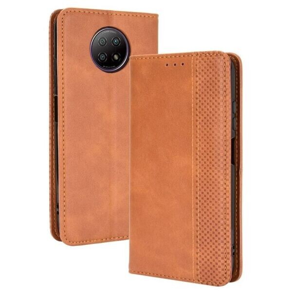 

Чехол Deexe Retro Style для Xiaomi Redmi Note 9T - Brown