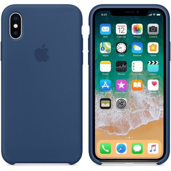 

Чехол Silicone Case Apple iPhone X, iPhone XS Оригинал Синий Cobalt