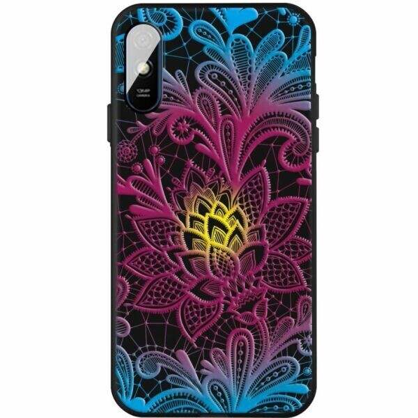 

Защитный чехол Deexe Black Style для Xiaomi Redmi 9A - Beautiful Flower
