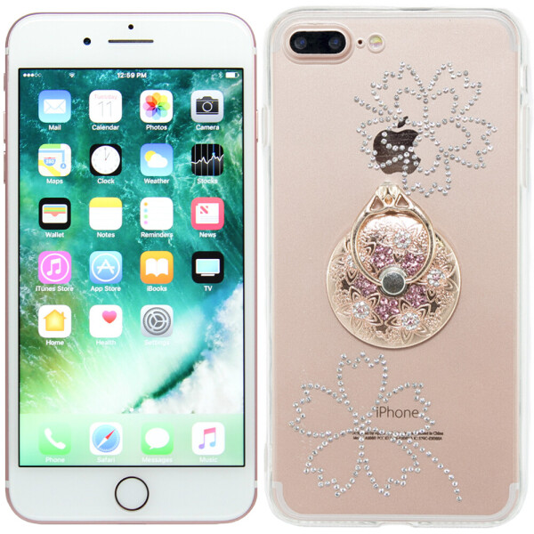 

Чехол-накладка Younicou Diamonds with Ring Holder для iPhone 7/8 Plus Медальон (18998)