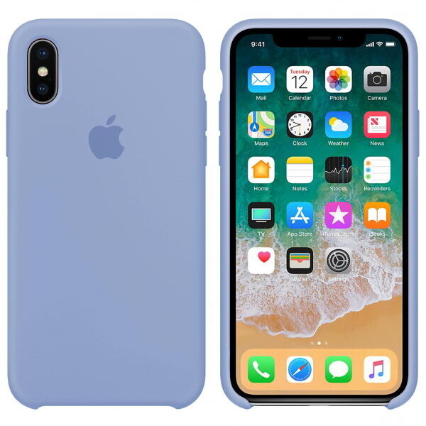 

Чехол силиконовый Silicone Case Apple iPhone XS Max (5) lilac cream
