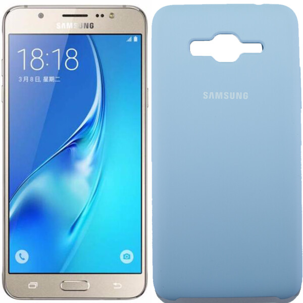 

Чехол силиконовый оригинальный для Samsung G530 Голубой (20520)