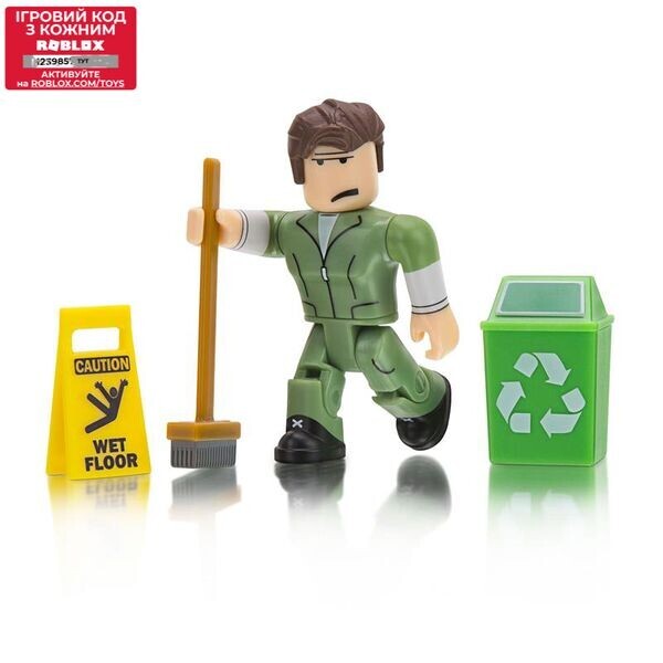 

Игровая коллекционная фигурка Jazwares Roblox Core Figures Welcome to Bloxburg: Glen the Janitor W3 (ROG0106)
