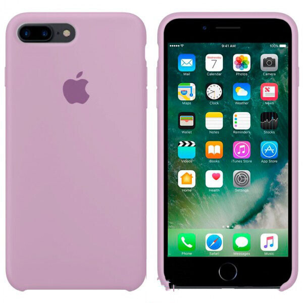

Чехол Silicone Case Apple iPhone 7 Plus, 8 Plus светло-Сиреневый 07