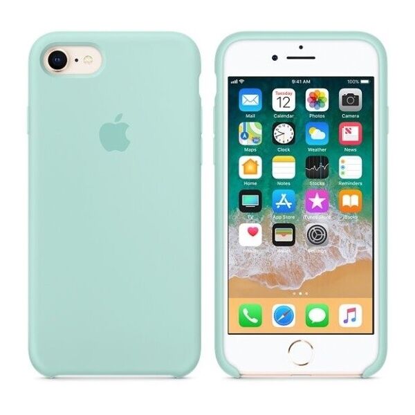 

Чехол Silicone Case Apple iPhone 7, iPhone 8 Оригинал Marine Зеленый