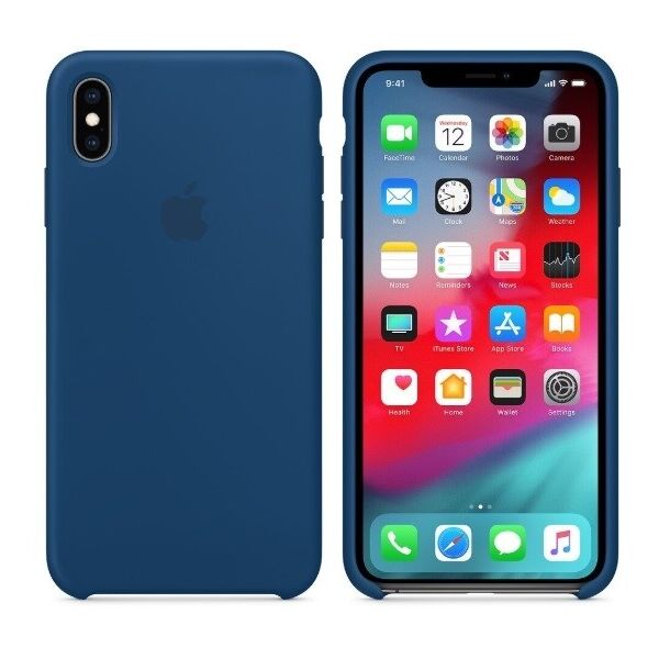 

Чехол Silicone Case Apple iPhone X, iPhone XS Оригинал Синий Horizon