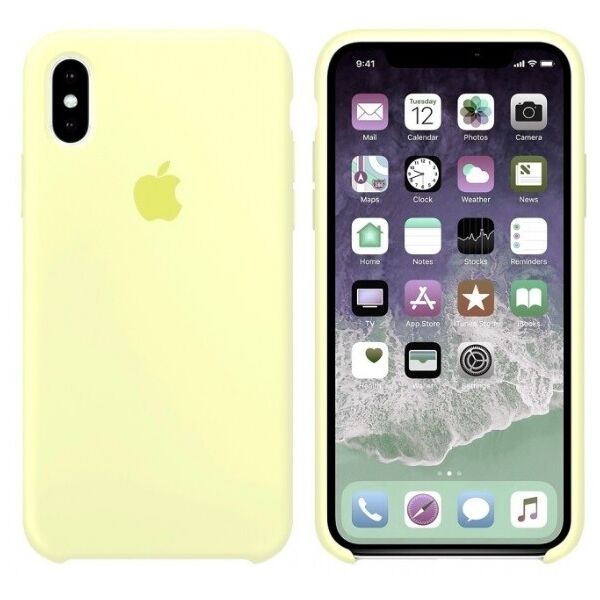 

Чехол Silicone Case Apple iPhone X, iPhone XS Оригинал Mellow Желтый