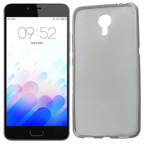 

Накладка силиконовая Slim для Meizu M3 серая/прозрачная (10444)