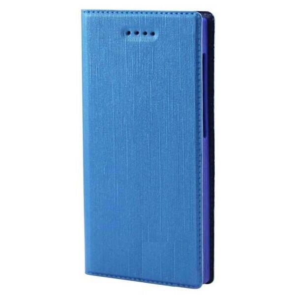 

Универсальный чехол книжка однотонный (без окна) 4.0-4.2 5 S Голубой