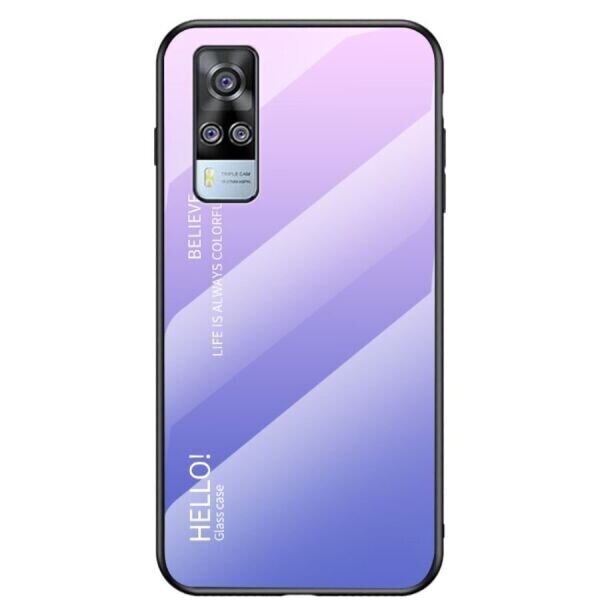 

Защитный чехол Deexe Gradient Color для VIVO Y31 / Y51 - Pink / Purple