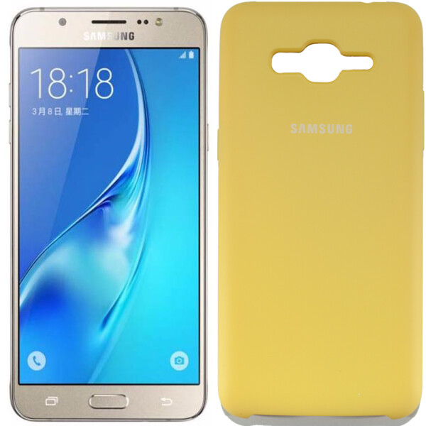 

Чехол силиконовый оригинальный для Samsung G530 Золотой (20519)