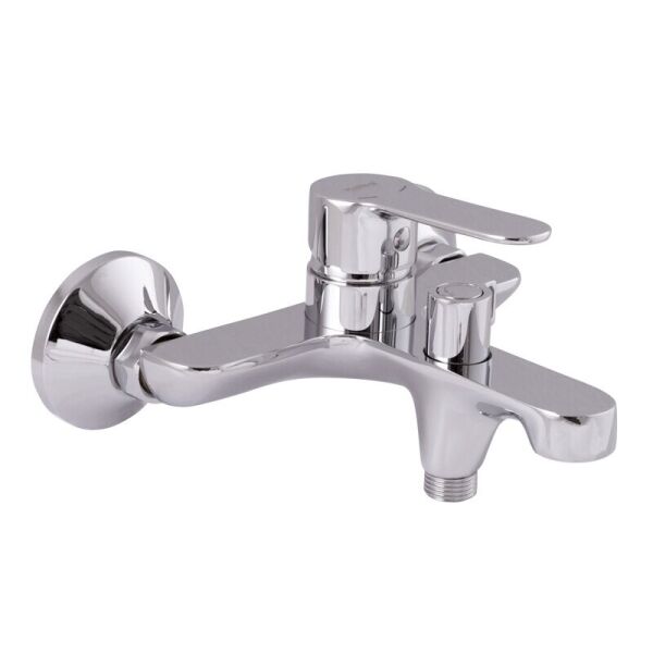 

Кран для ванной однорукояточный с коротким изливом HAIBA DANIEL HB1013 хром латунь 64639
