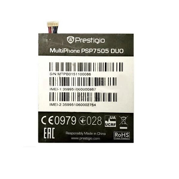 

Аккумулятор для Prestigio PSP7505 (Grace X7)