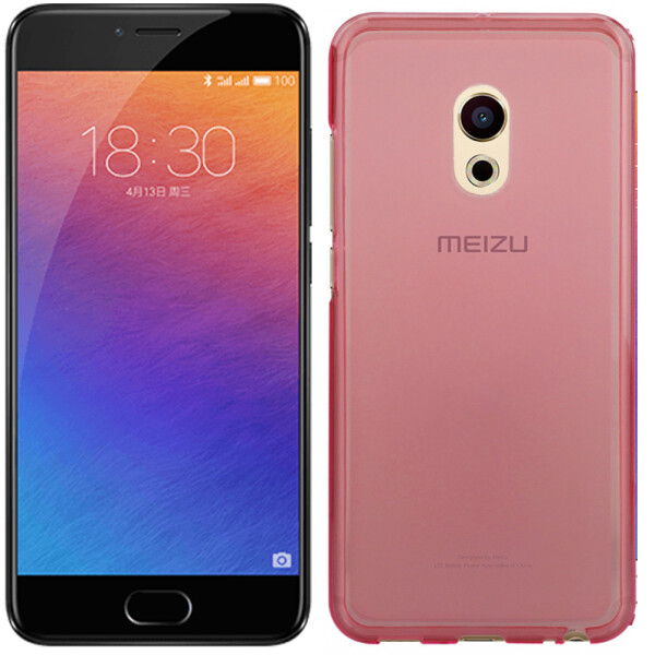 

Чехол силиконовый оригинальный для Meizu Pro 6 Pink (13941)