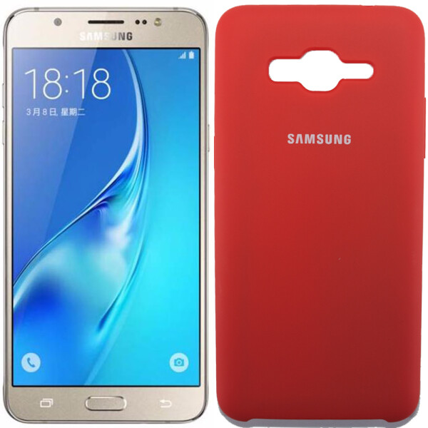 

Чехол силиконовый оригинальный для Samsung G530 Красный (20521)