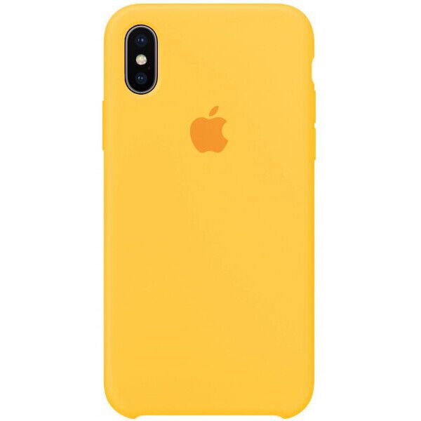 

Чехол силиконовый Silicone Case Apple iPhone X, XS (55) canary Желтый