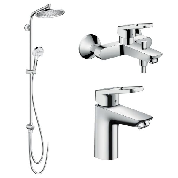

Набор смесителей для ванны HANSGROHE LOGIS LOOP 1272019 хром латунь 78080