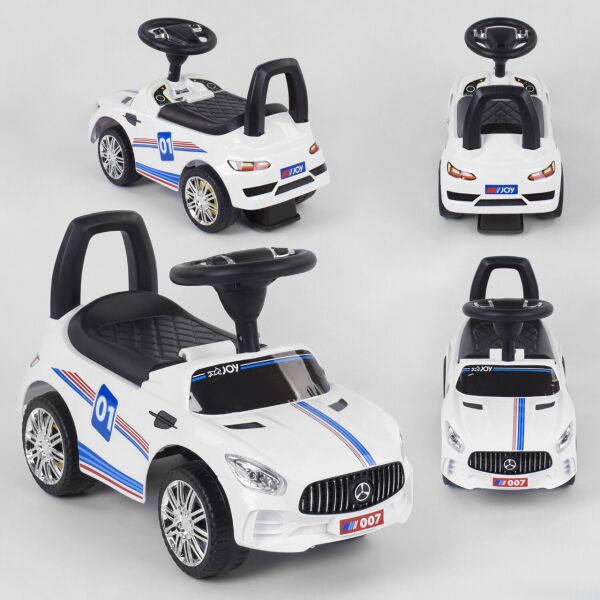 

Машина-толокар JOY 77-209 белый (музыка)