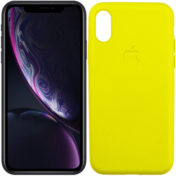 

Чехол TPU case для iPhone Xr Желтый FULL (26744)