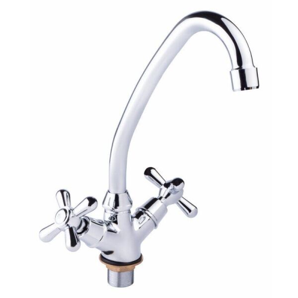 

Смеситель кухонный двухзахватный LIDZ Dominox LIDZCRM15272F1 хром латунь 76509