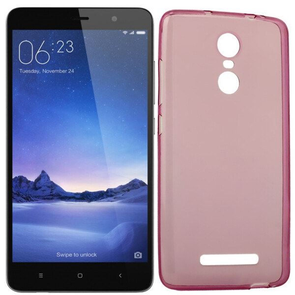 

Чехол Ultra Thin Silicone Remax 0.2 mm для Xiaomi Redmi Note 3 Pink (8518)