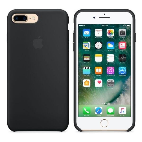 

Чехол Silicone Case Apple iPhone 7 Plus, iPhone 8 Plus Оригинал Черный