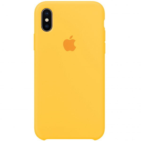 

Чехол силиконовый Silicone Case Apple iPhone XS Max (55) canary Желтый