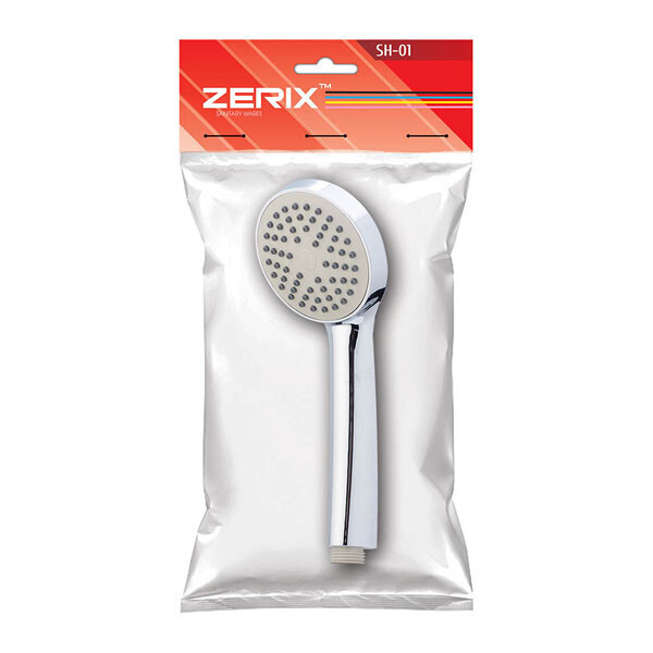 

Ручная лейка для душа на один режим ZERIX SH-01 ZX0420 85мм хром пластик 81381