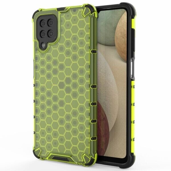 

Защитный чехол Deexe Honeycomb Series для Samsung Galaxy A12 (A125) - Green