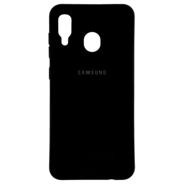 

Чехол Silicone Case Full Samsung A20 (2019) A205, A30 (2019) A305 Черный
