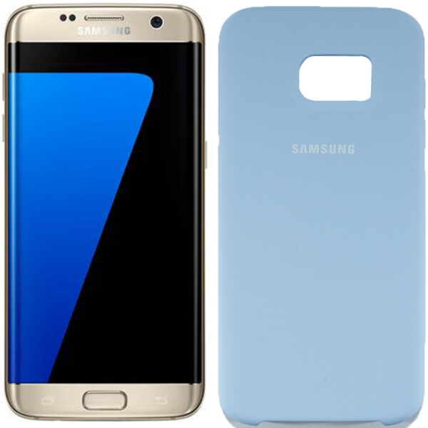 

Чехол силиконовый оригинальный для Samsung G930 Galaxy S7 Голубой (20466)