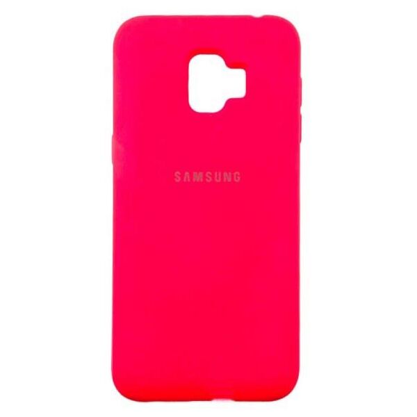 

Чехол Silicone Case Full Samsung J2 (2018) J250, J2 Pro (2018) Малиновый