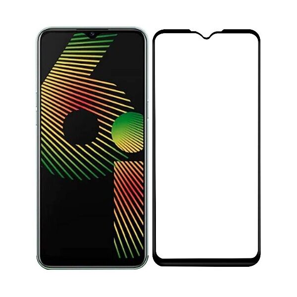 

Защитное стекло 5D Realme 5, C11, C12, C15 (0.3mm, 5D iPaky Glue) Черный