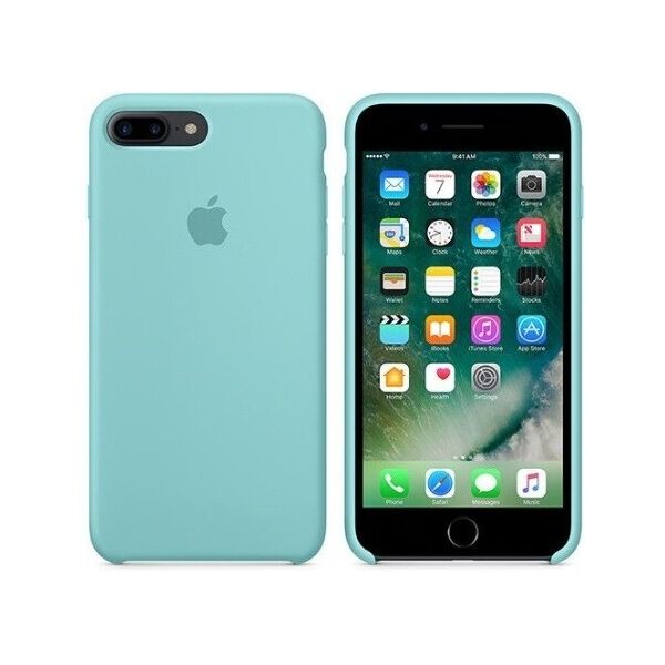 

Чехол Silicone Case Apple iPhone 7 Plus, iPhone 8 Plus Оригинал Sea Синий