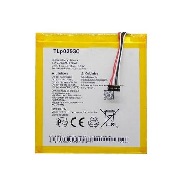 

Аккумулятор для Alcatel One Touch 9001A Pixi 4 / TLp025GC