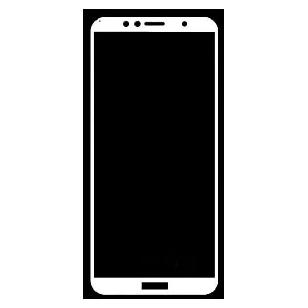 

Защитное стекло 5D Huawei Y6 (2018), Y6 Prime (2018), Honor 7A Pro, Белый