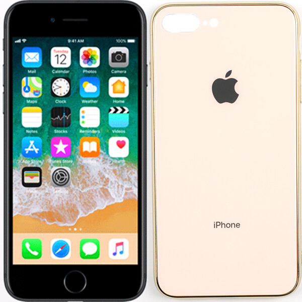 

Чехол U-Like Glossy Logo case для iPhone 7/8 Plus Золотой (27506)