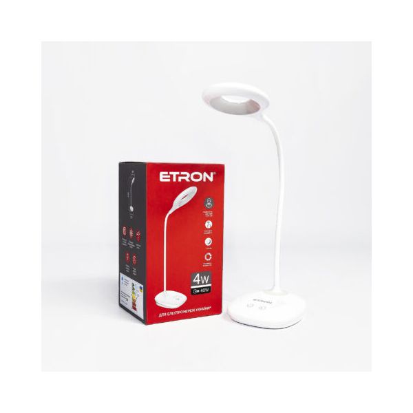 

Лампа настольная светодиодная ETRON Desk Lamp circle 4W 4200K White