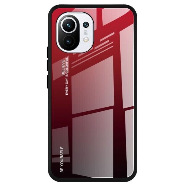 

Защитный чехол Deexe Gradient Color для Xiaomi Mi 11 - Red / Black