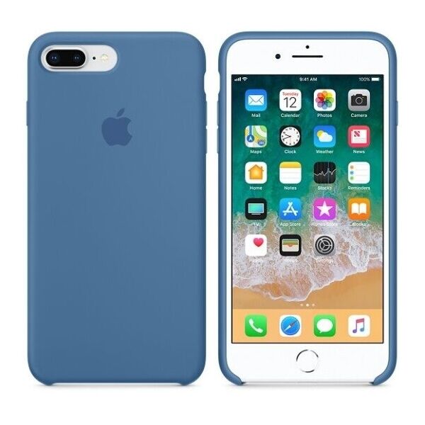 

Чехол Silicone Case Apple iPhone 7 Plus, iPhone 8 Plus Оригинал Demin Синий