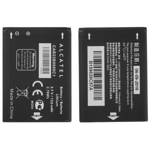 

Аккумулятор для Alcatel One Touch 2012D
