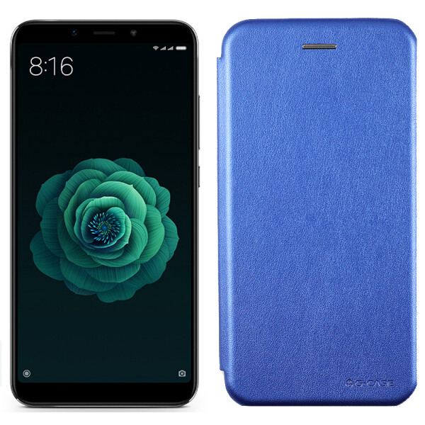 

Чехол книжка U-Like Best для Xiaomi Mi6x/Mi A2 Blue (25833)