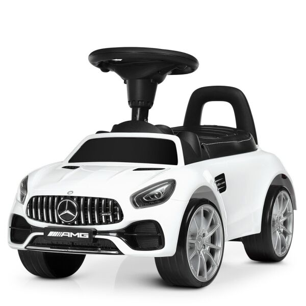 

Машина-толокар МЕТР M-4159L-1 белый (музыка, кожа)