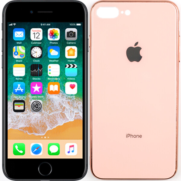 

Чехол U-Like Glossy Logo case для iPhone 7/8 Plus Розовый (27507)
