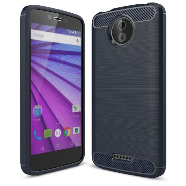 

Защитный чехол UniCase Carbon для Motorola Moto C - Dark Blue
