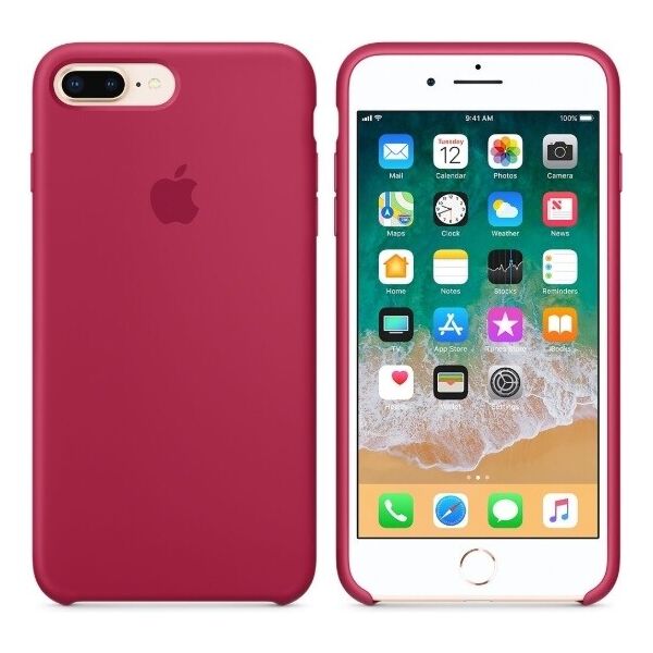 

Чехол Silicone Case Apple iPhone 7 Plus, iPhone 8 Plus Оригинал Rose Красный